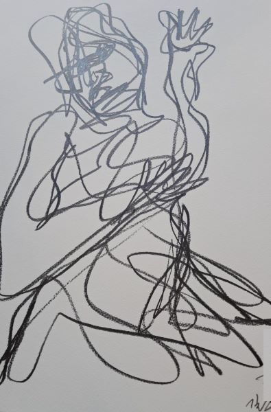 [2024] Untitled, Graphite on paper, Size Unknown
